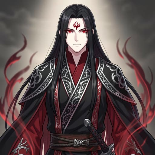 Blacken protagonist luo binghe from immortal demon way