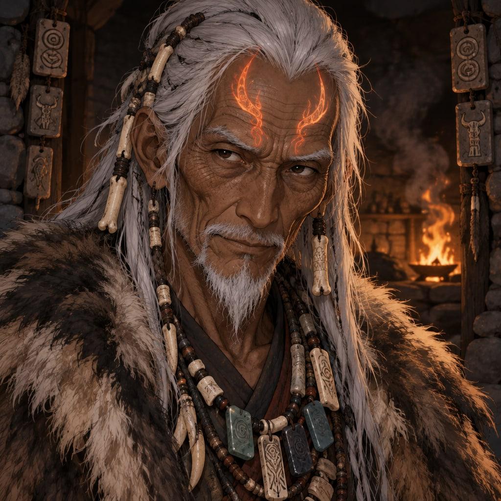 Shaman of the Flaming Horn