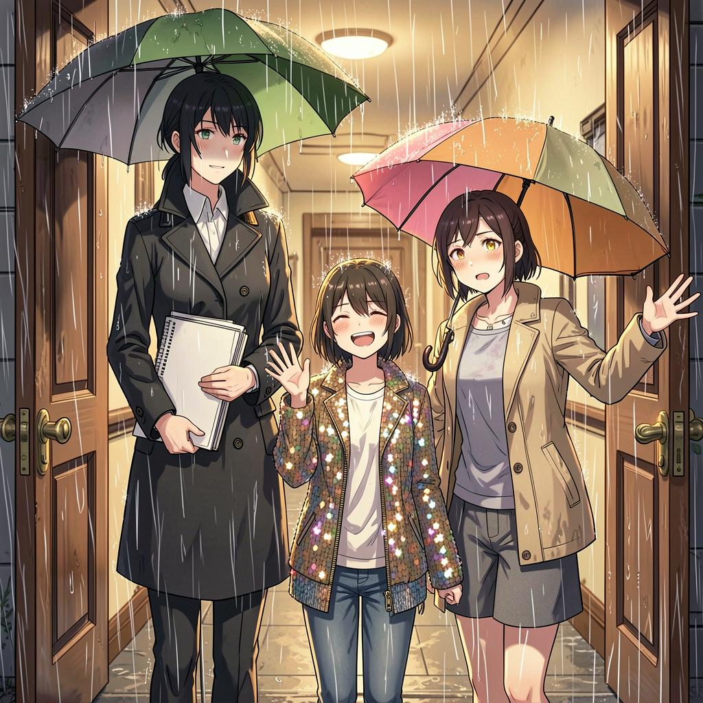 Hana, Odile and Ruth Keller