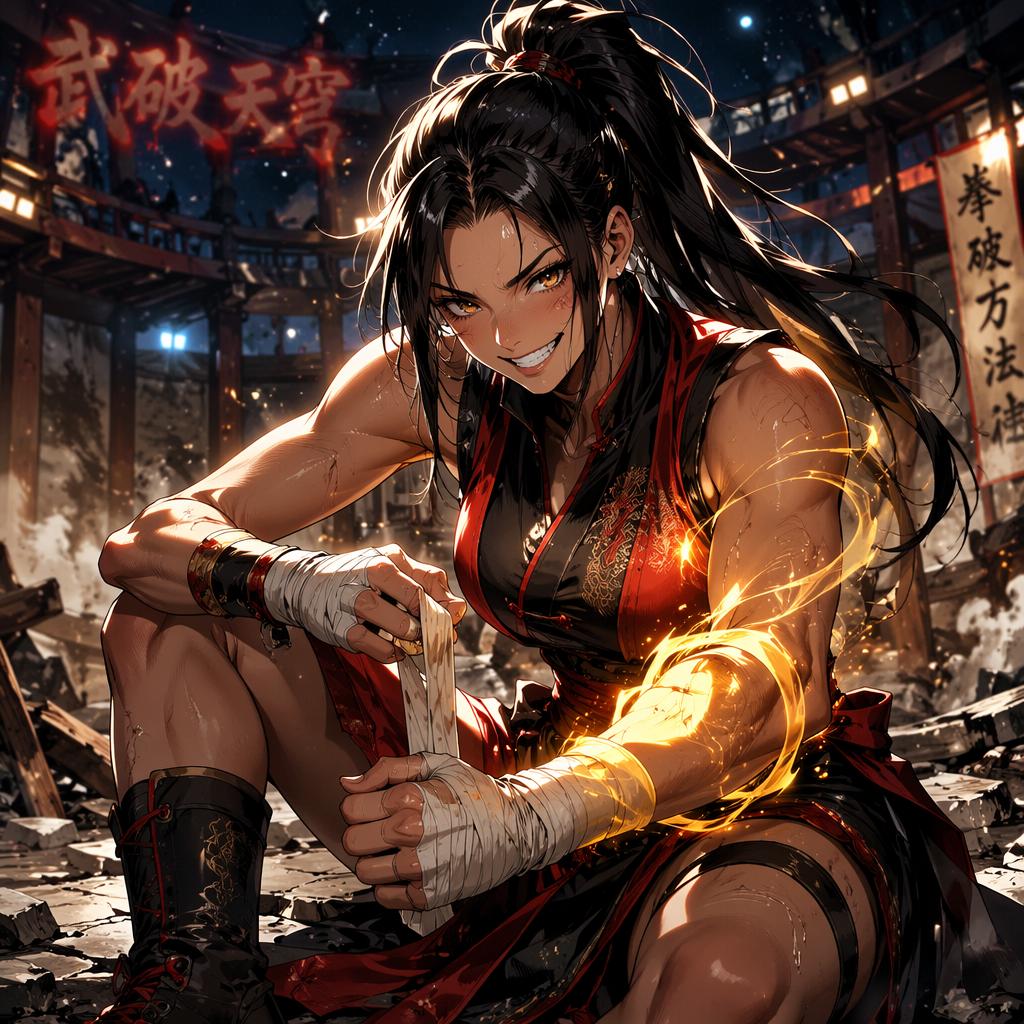 Ding Lingdang — scene