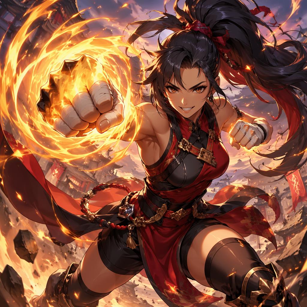 Ding Lingdang — stylized
