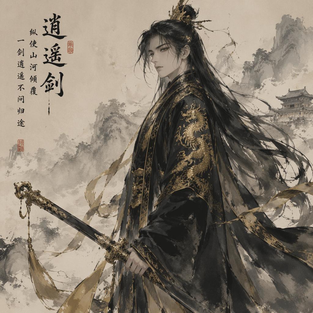 Founding Emperor Qin Ye — stylized
