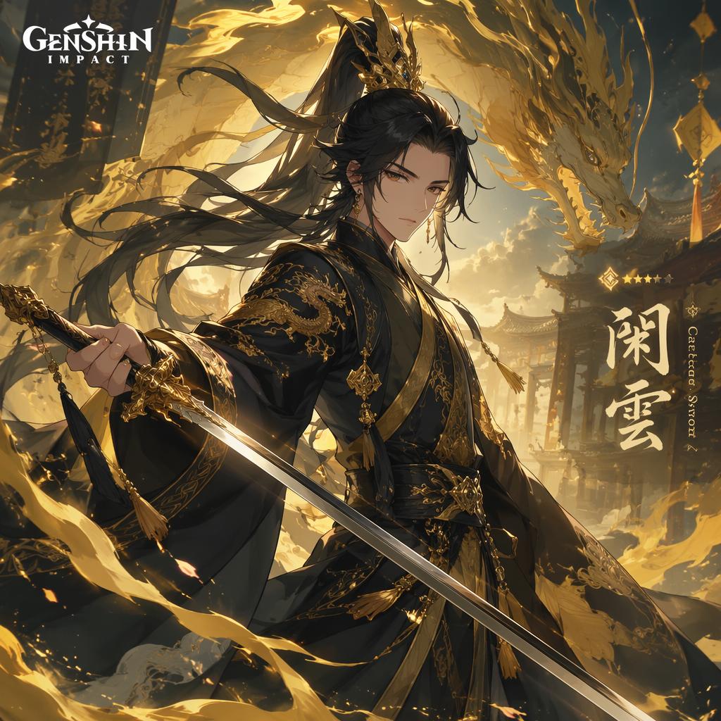 Founding Emperor Qin Ye — stylized