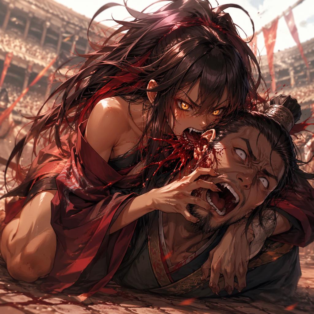 Hu Niu — scene