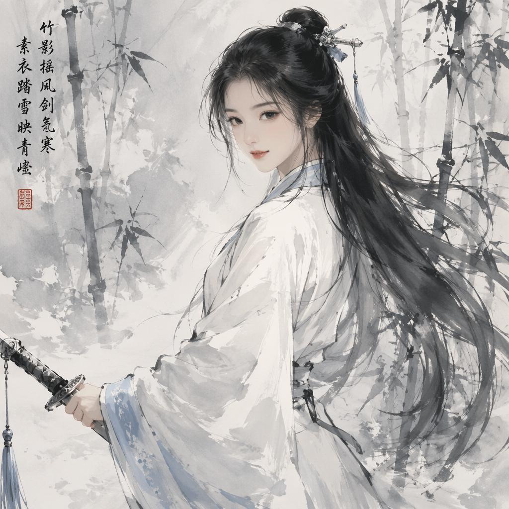 Jian Meng'er — stylized