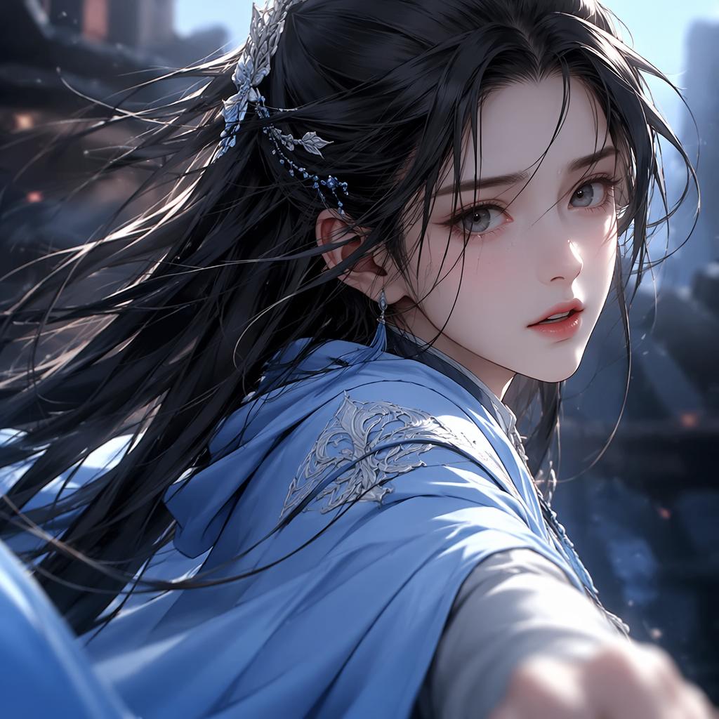 Jiang Qing'e — action
