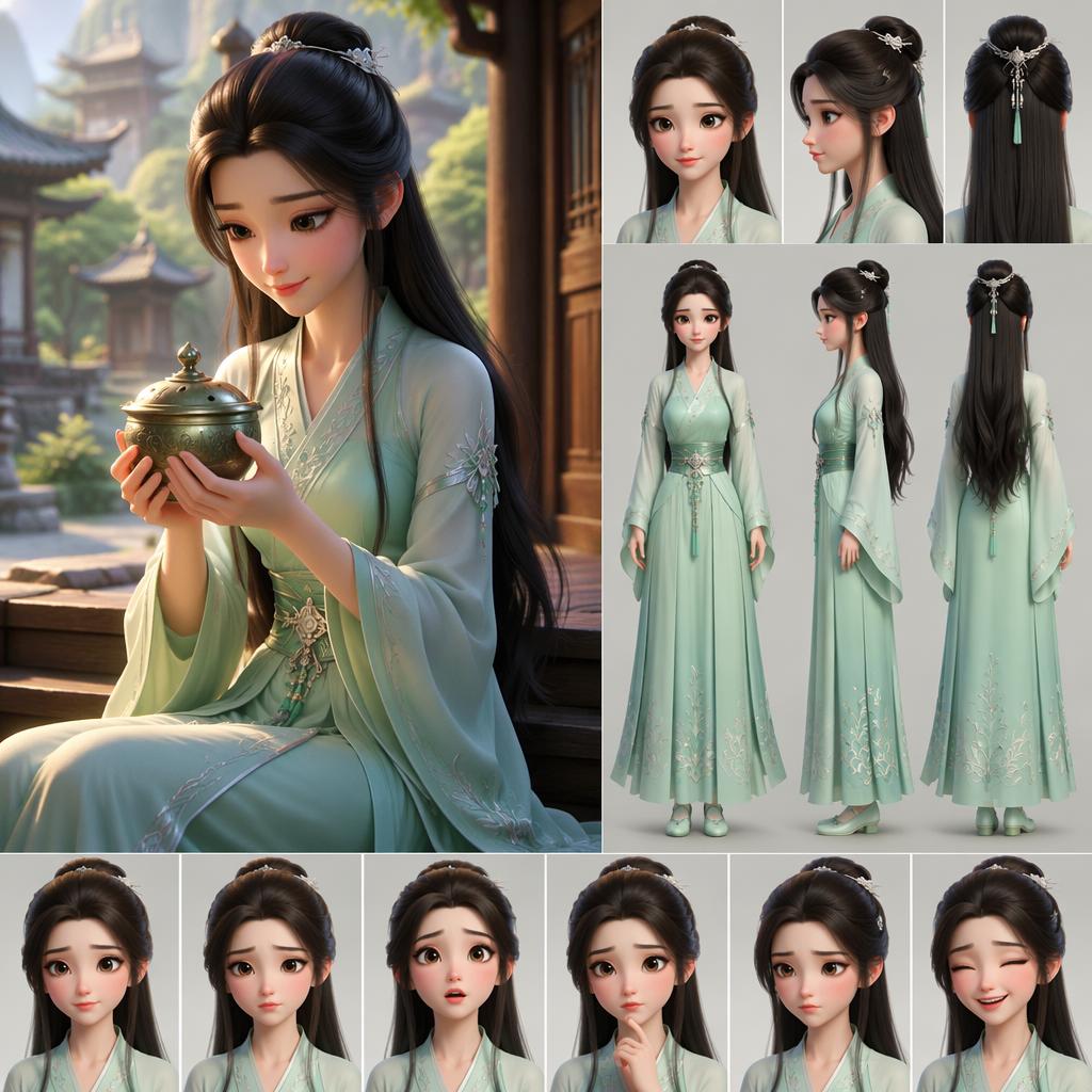 Li Muwan — stylized