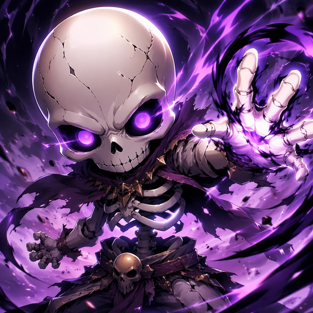 Little Skeleton — action