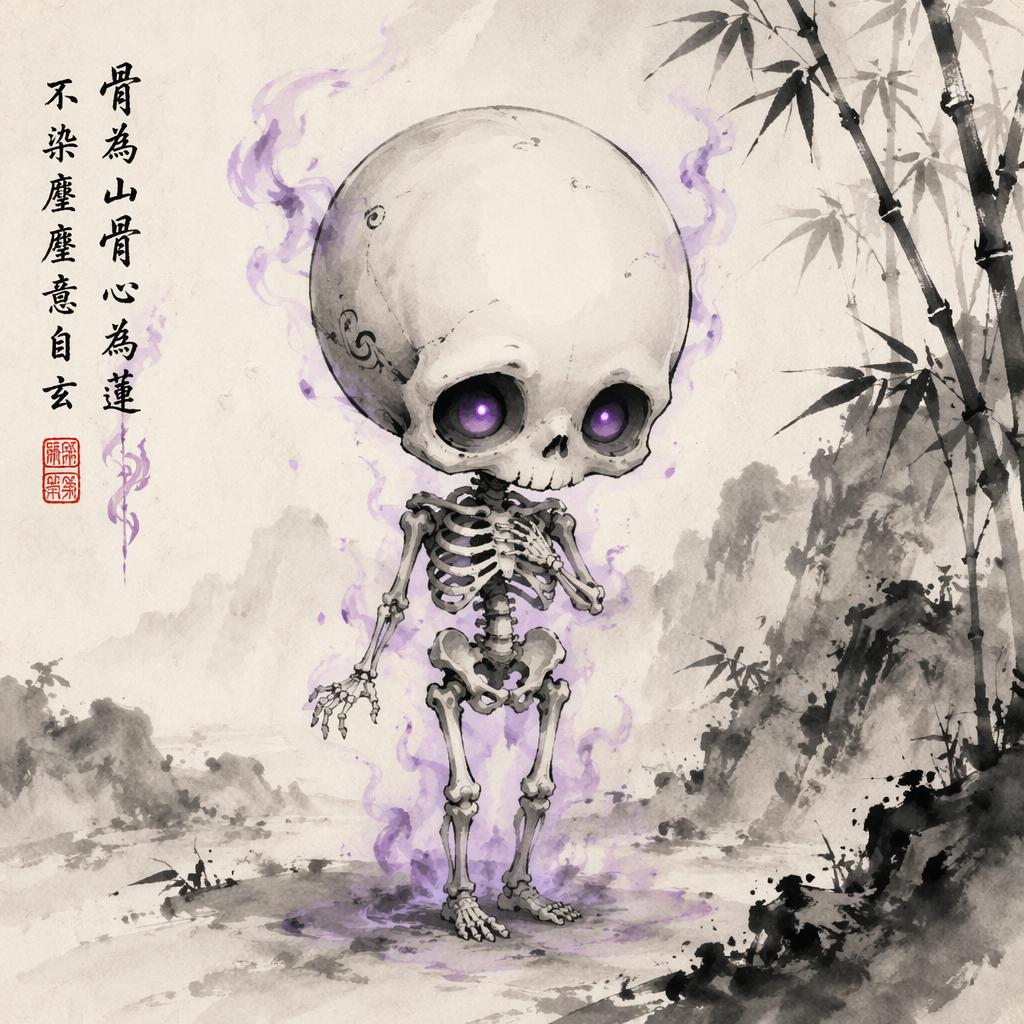 Little Skeleton — stylized