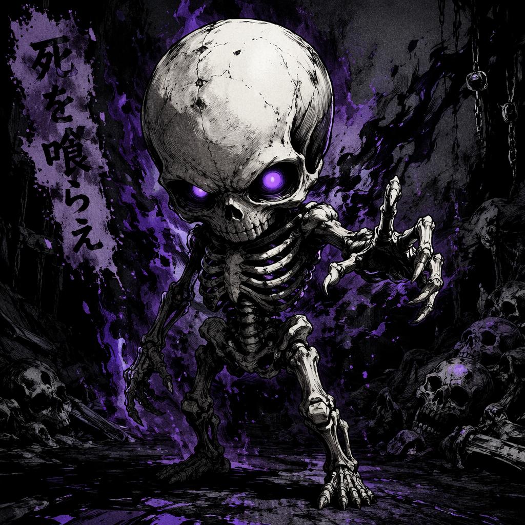Little Skeleton — stylized
