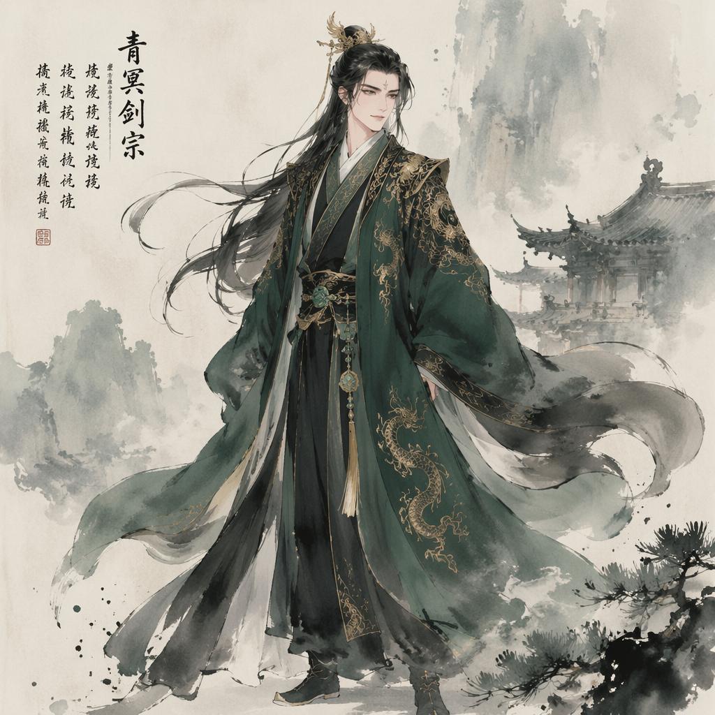 Long Xiangtian — stylized