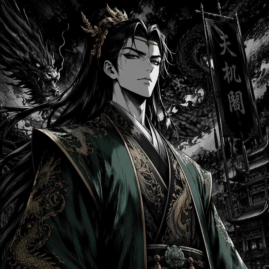 Long Xiangtian — stylized