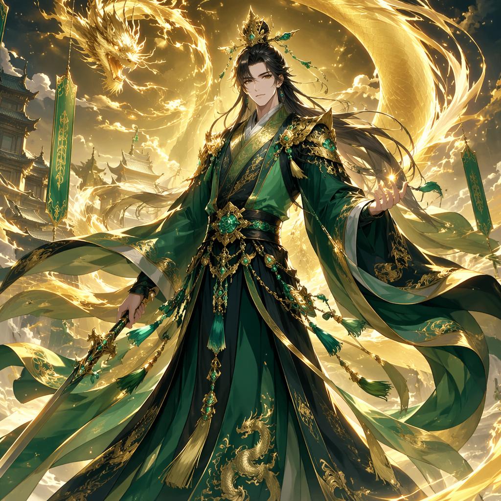 Long Xiangtian — stylized