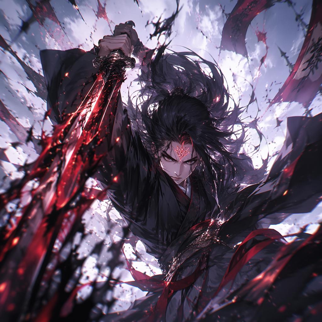 Luo Binghe — action