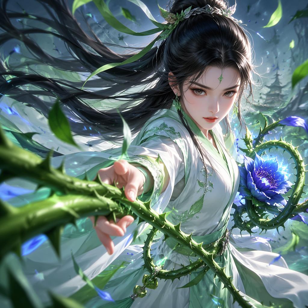Luo Xiaobai — action