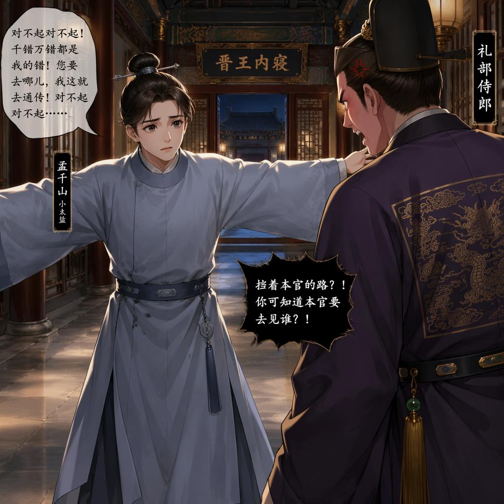 Meng Qianshan — scene