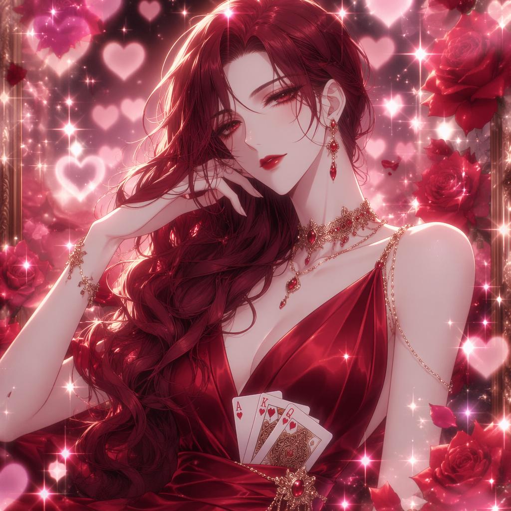 Queen of Hearts — stylized