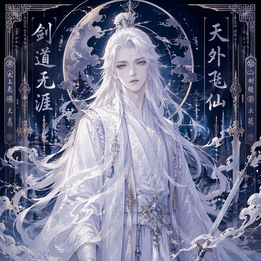 Senior White — stylized