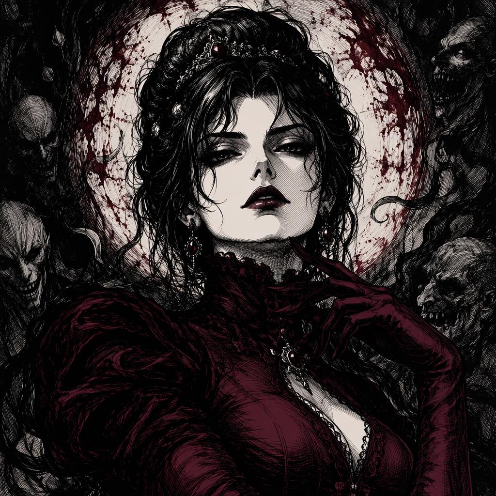 The Cursed Queen — stylized