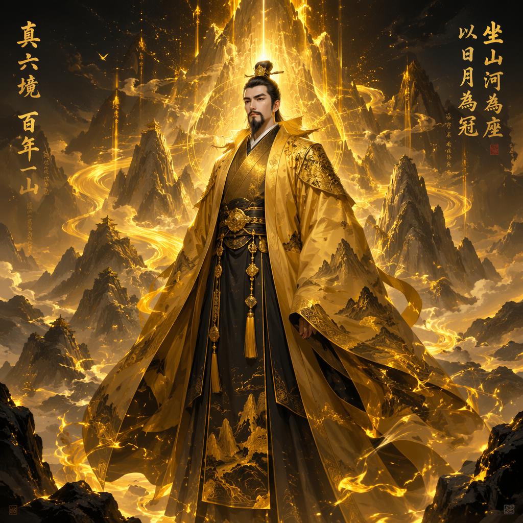 True Monarch Yellow Mountain — stylized