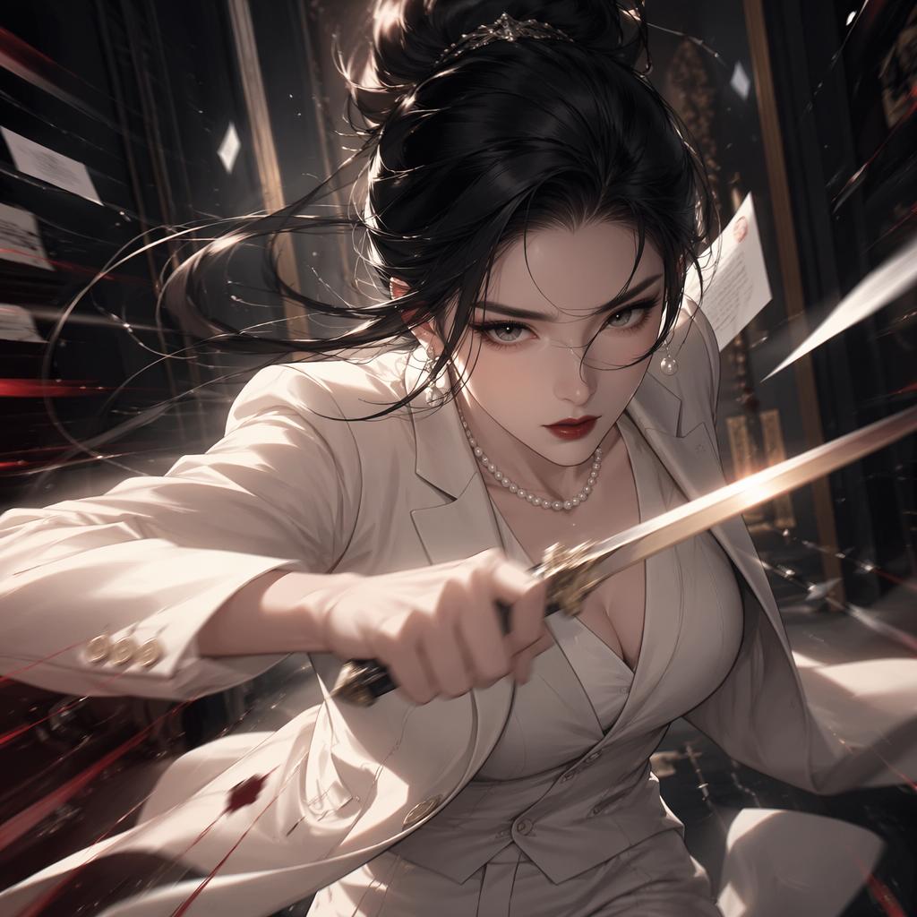 Xia Ruoxue — action