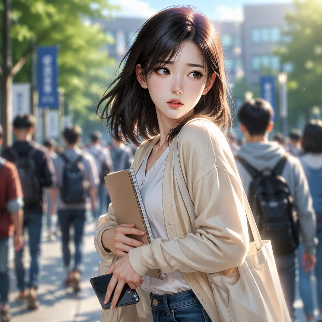 Xin Siyue — action