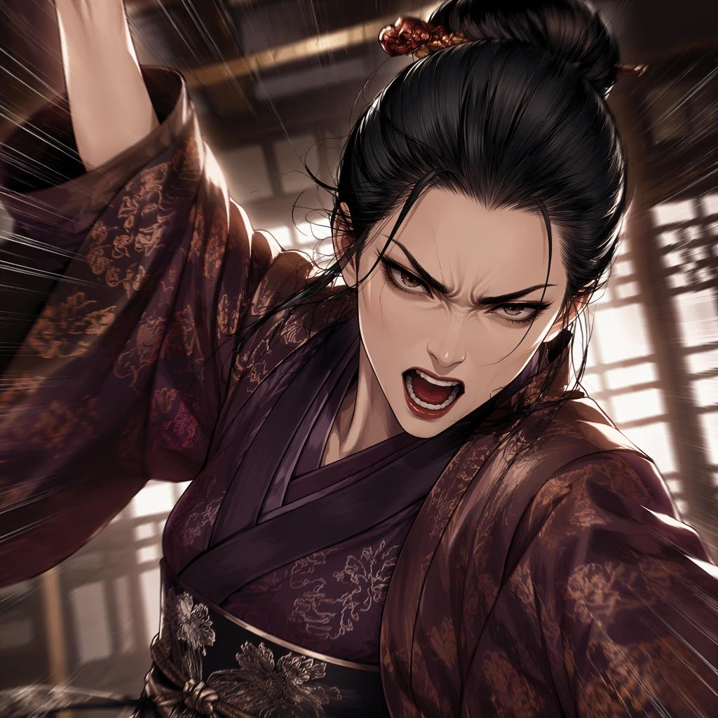 Yan Jie — action